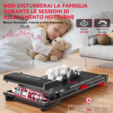 Tapis Roulant Y3 con Motore Brushless, Inclinazione Automatica del 12%
