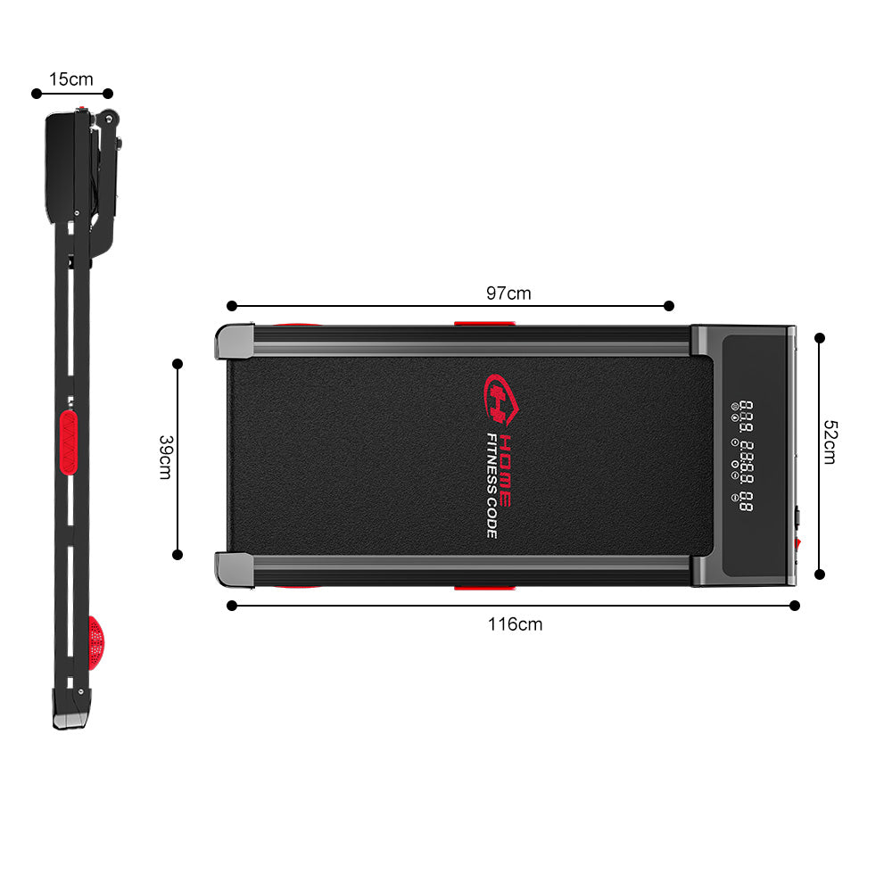 Tapis Roulant Y3 con Motore Brushless, Inclinazione Automatica del 12%