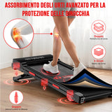 Tapis Roulant Y5 con Motore Brushless, 0%-15% Inclinazione Automatica