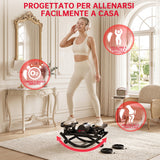Stepper a Forma di U con Bande Elastiche e Tappetino Antiscivolo