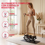 Stepper a Forma di U con Bande Elastiche e Tappetino Antiscivolo