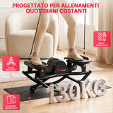 Stepper a Forma di U con Bande Elastiche e Tappetino Antiscivolo