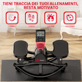 Stepper a Forma di U con Bande Elastiche e Tappetino Antiscivolo