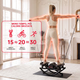 Stepper a Forma di U con Bande Elastiche e Tappetino Antiscivolo