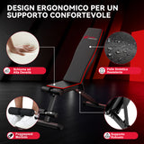 Panca da Allenamento Pieghevole B1, Schienale Regolabile